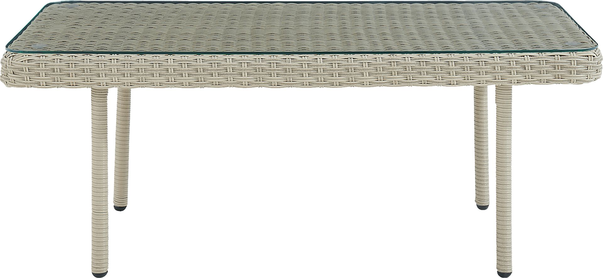 Deckle I Light Gray Outdoor Cocktail Table - Image 1