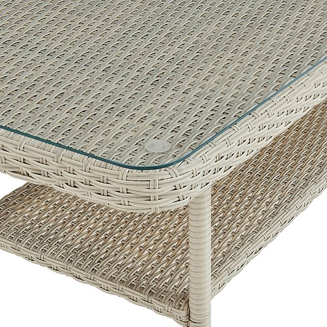 Deckle II Light Gray Outdoor Cocktail Table - Thumbnail - Image 5