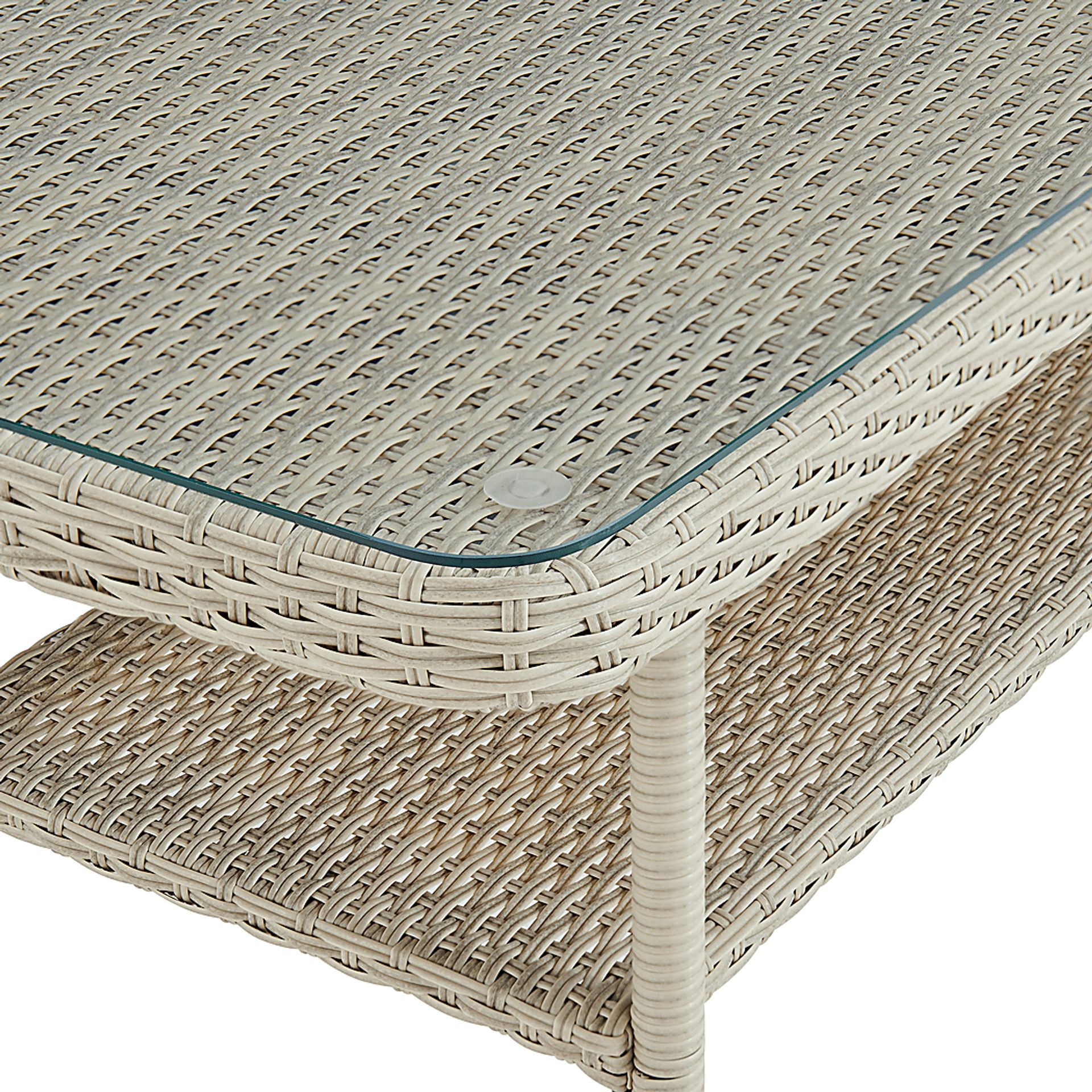 Deckle II Light Gray Outdoor Cocktail Table - Image 5
