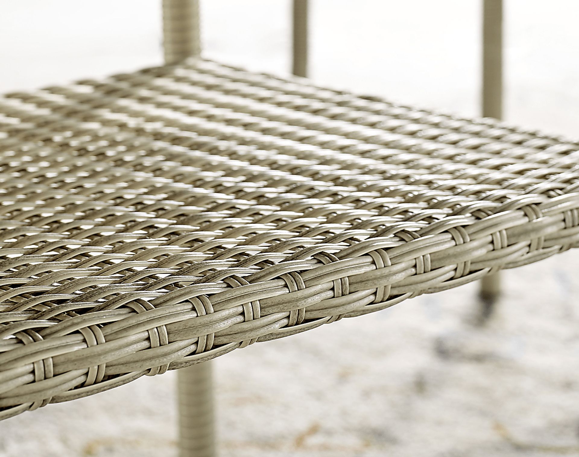 Deckle II Light Gray Outdoor Cocktail Table - Image 6