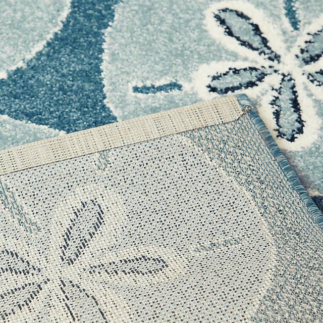 Declair Blue 5'3 x 7' Rug - Thumbnail - Image 3