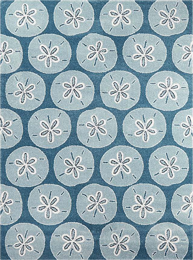 Declair Blue 7'10 x 10' Rug - Thumbnail - Image 1