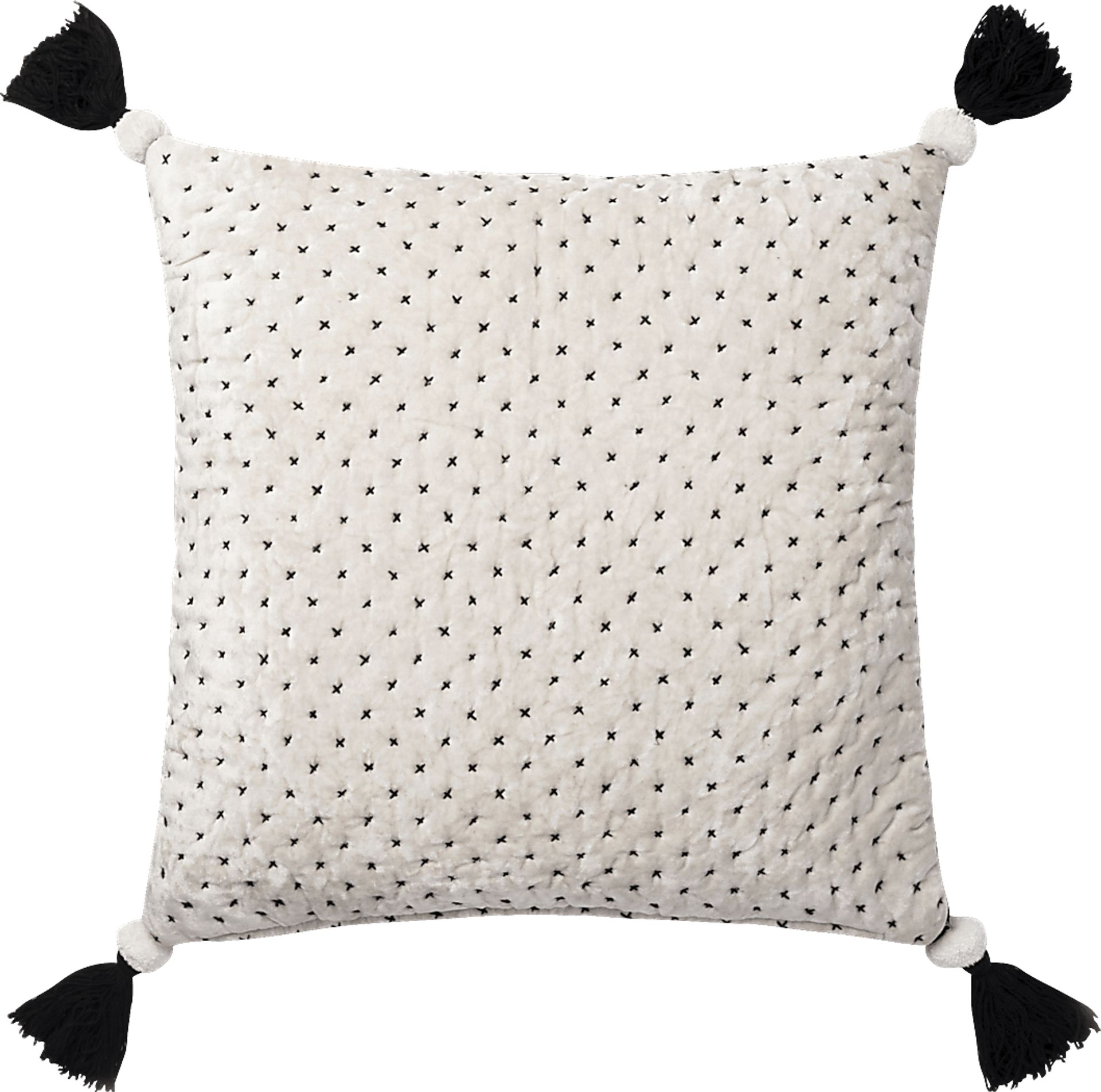 Declan White Accent Pillow - Image 1