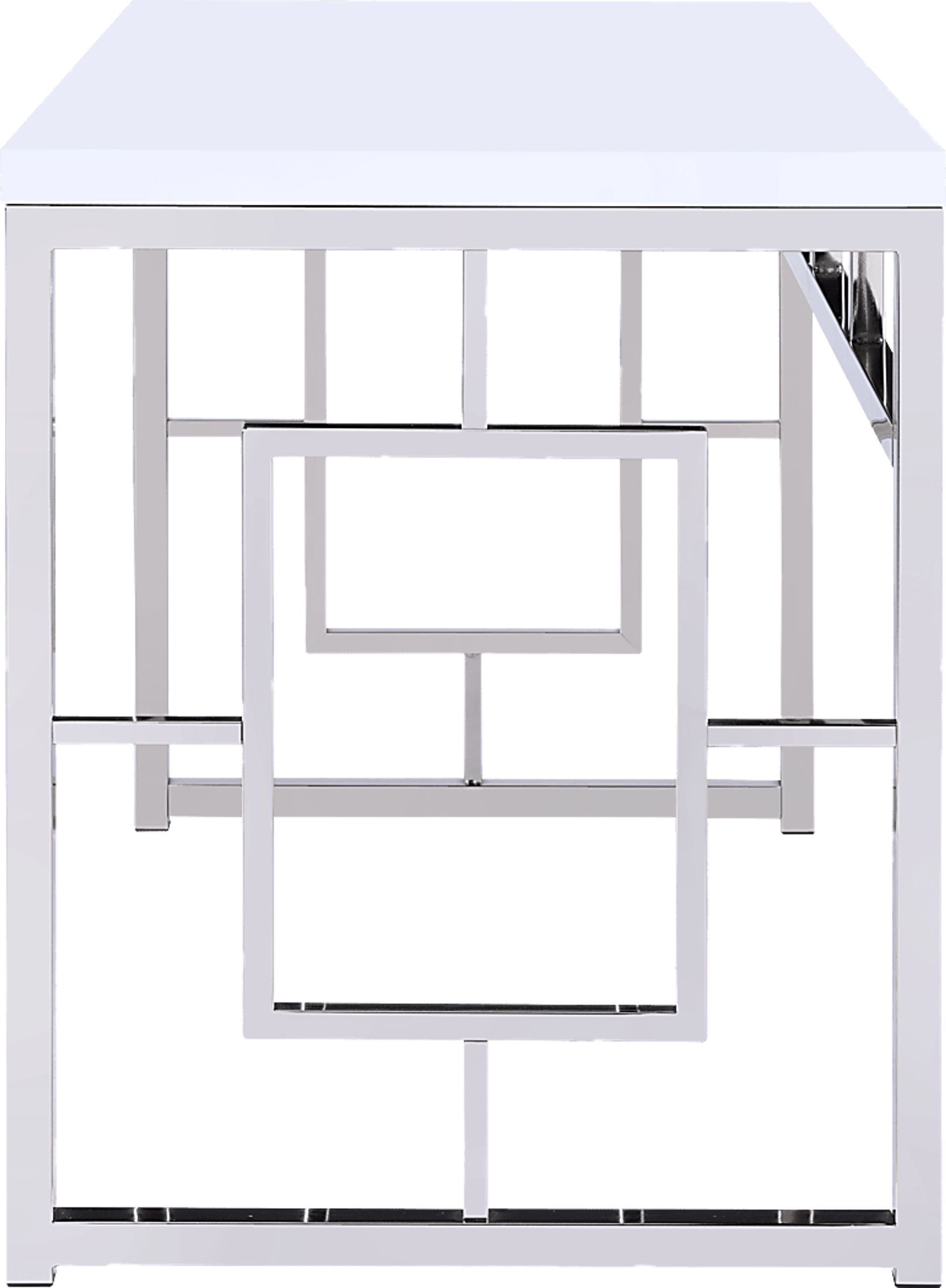 Deco Lane White Desk - Image 3