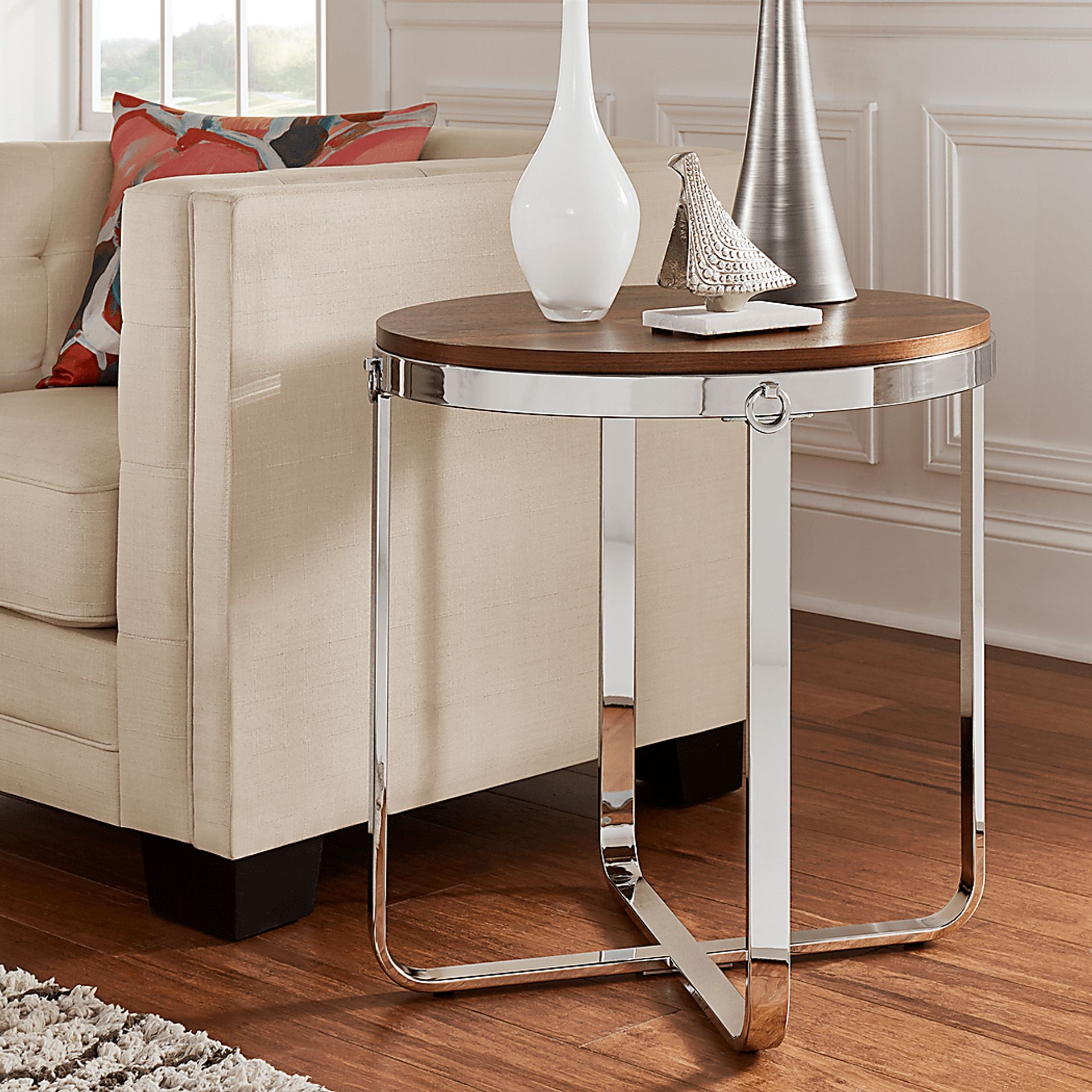 Deems  Brown End Table - Image 5
