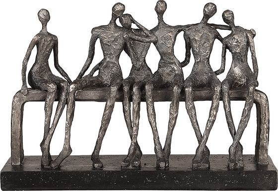 Deep Fellowship Silver Sculpture