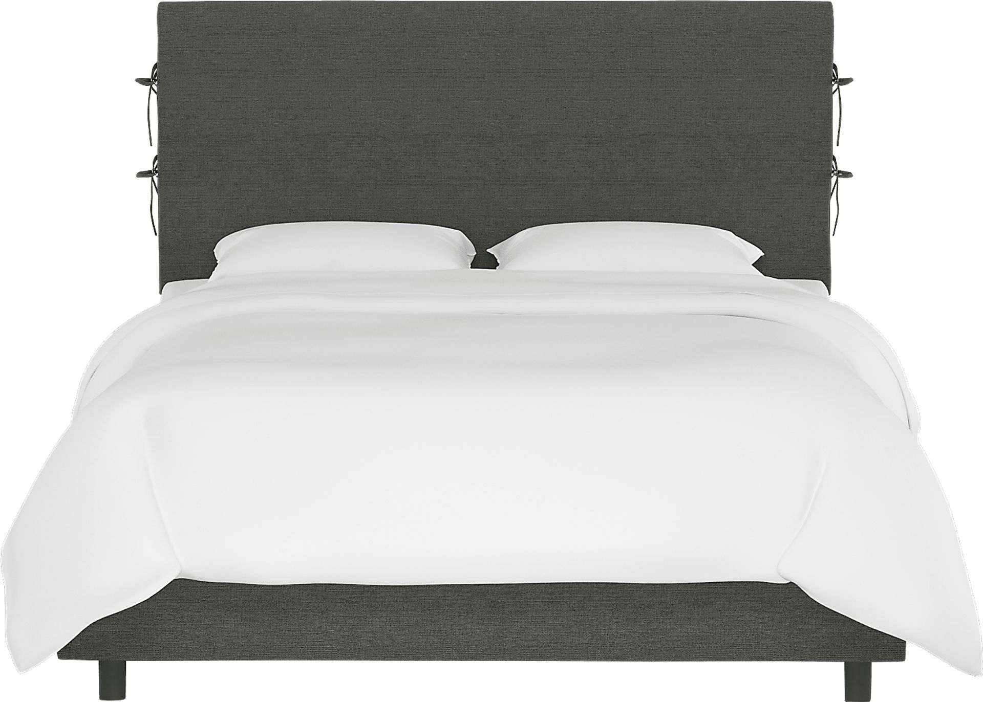 Deep Forest Charcoal Queen Upholstered Bed - Image 2