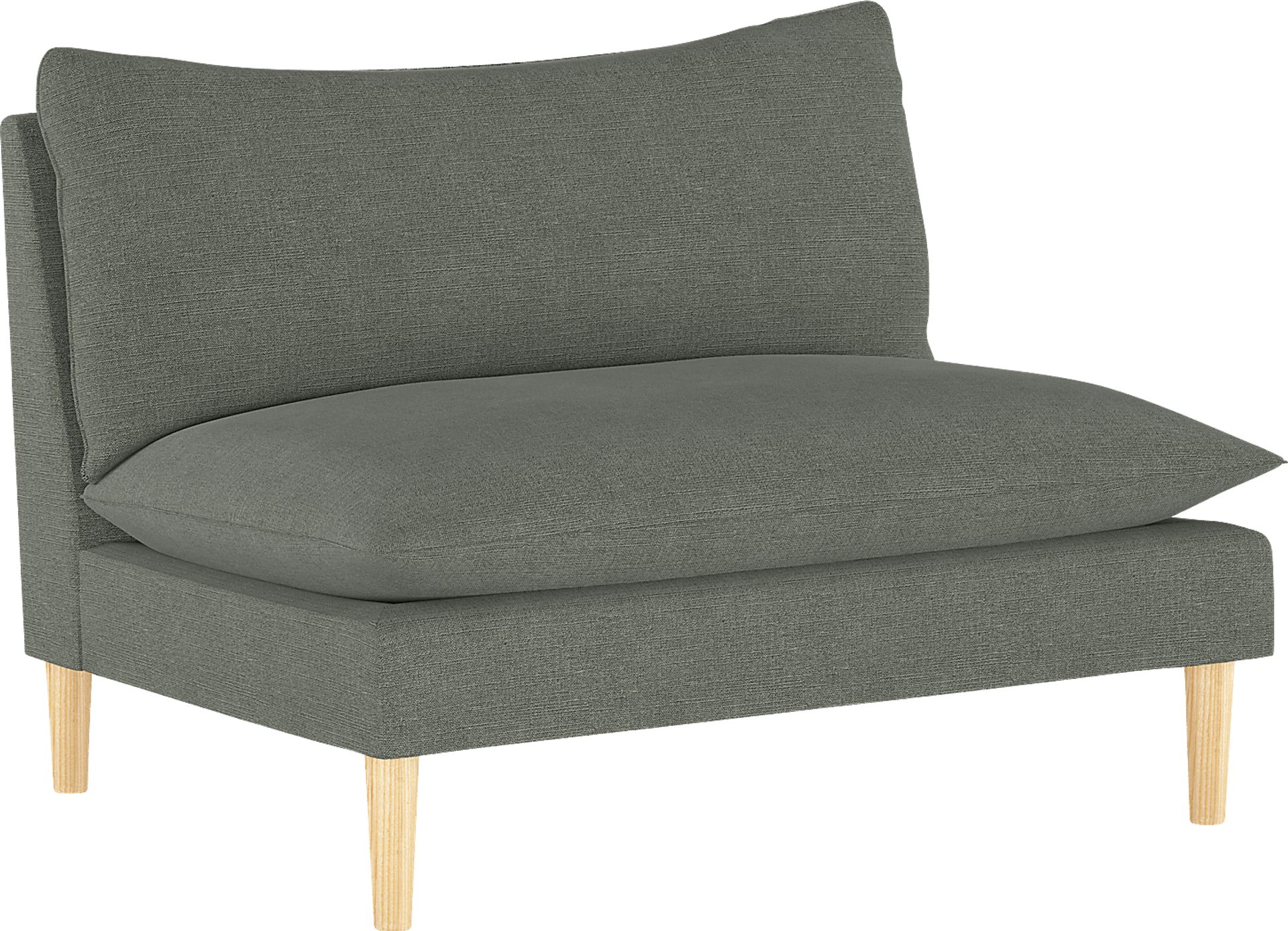 Deep Forest Charcoal Settee - Image 1