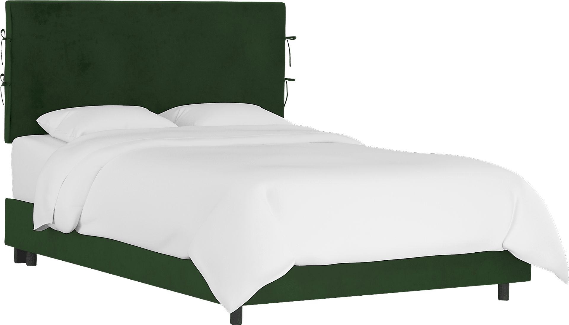 Deep Forest Emerald King Upholstered Bed - Image 1