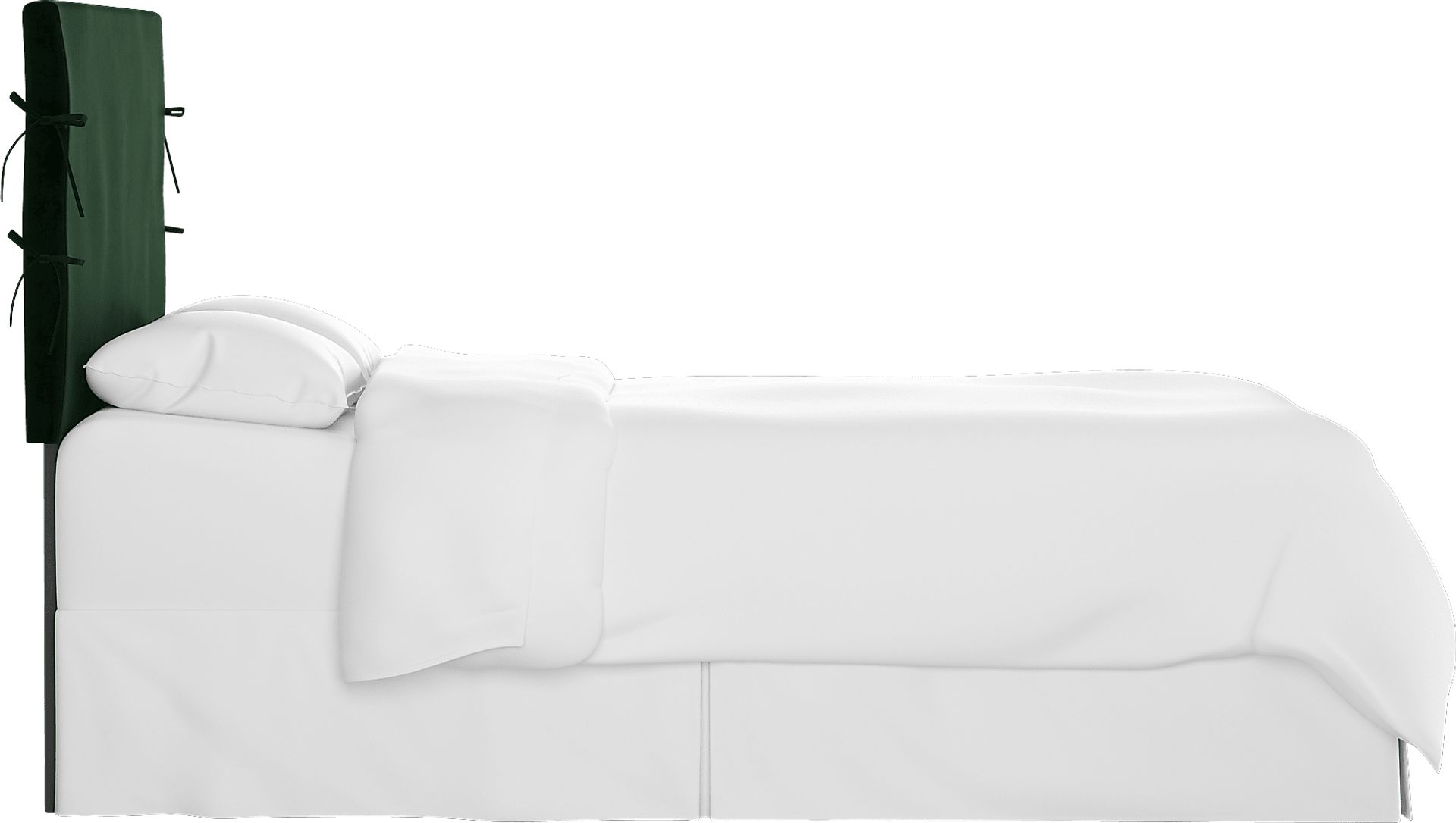 Deep Forest Emerald Queen Upholstered Headboard - Image 3