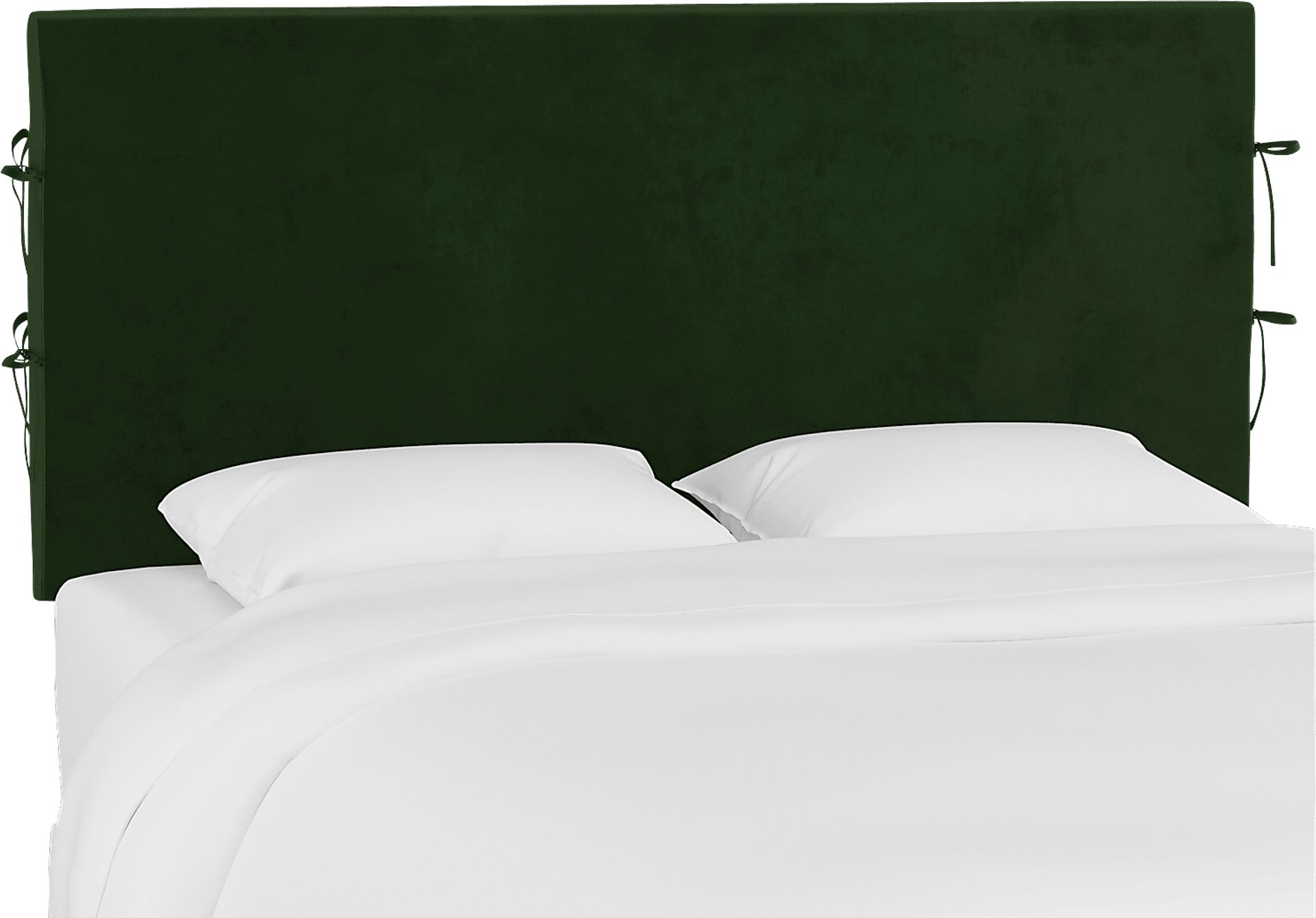 Deep Forest Emerald Queen Upholstered Headboard - Image 1