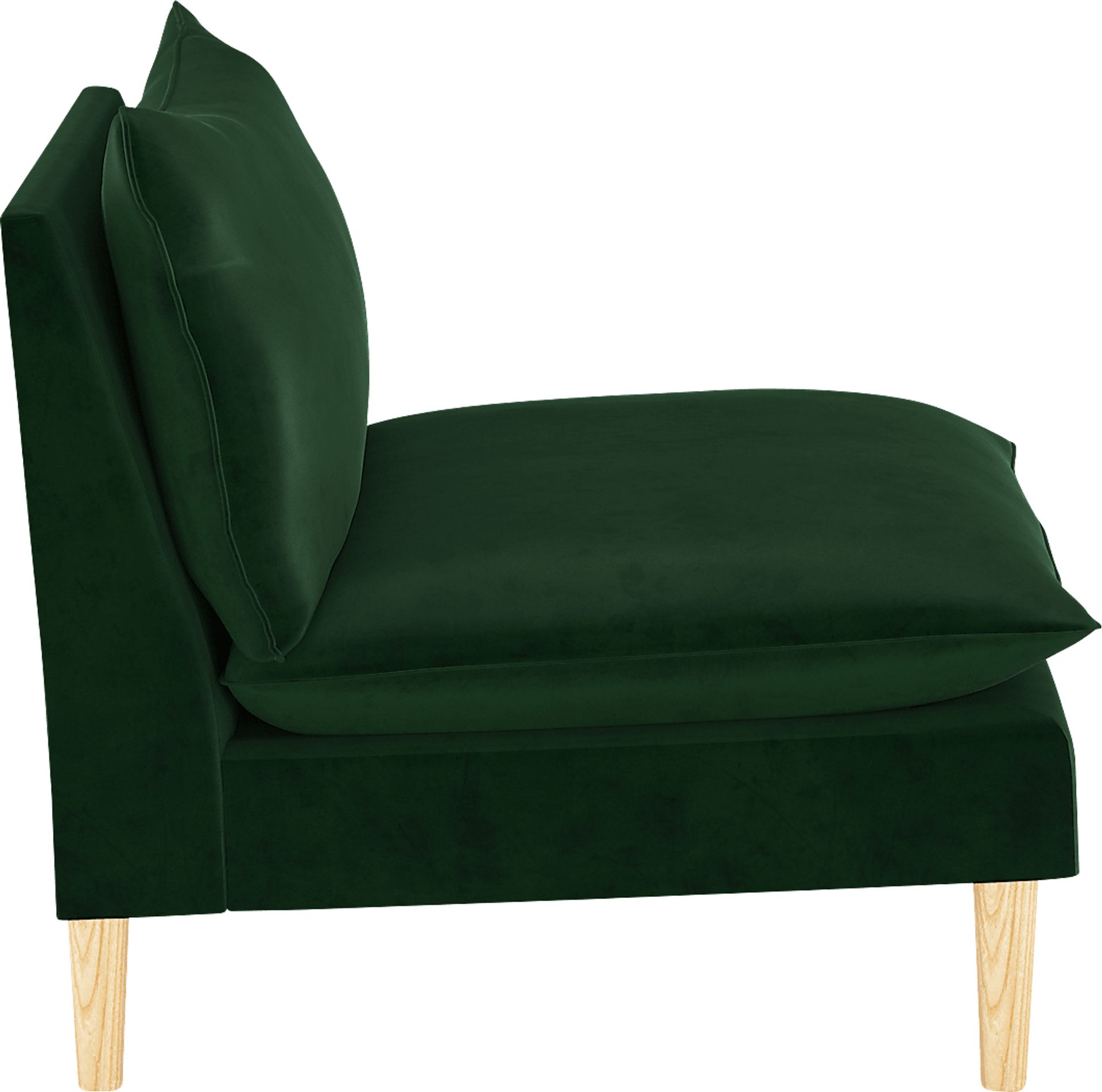 Deep Forest Emerald Settee - Image 3