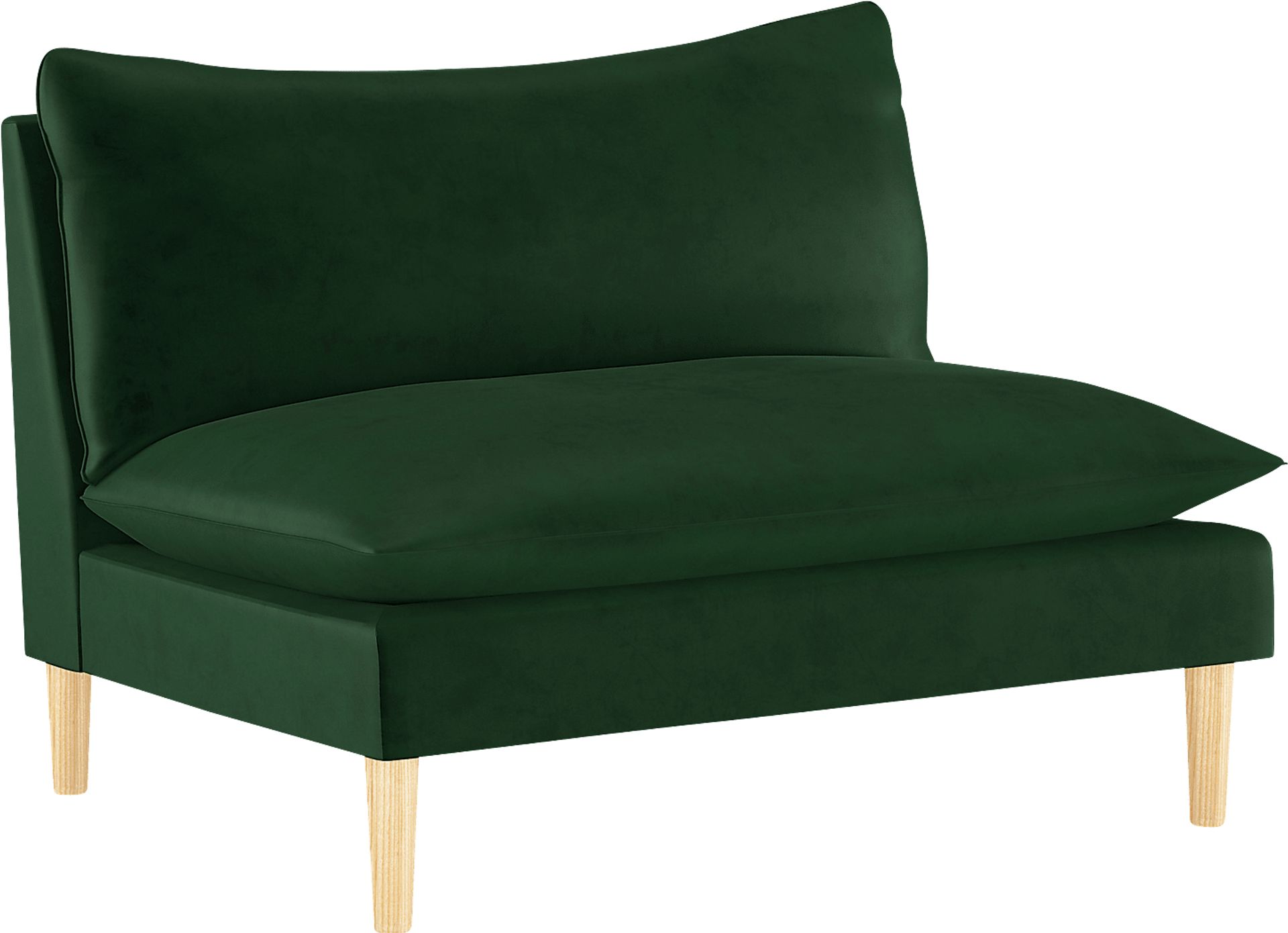 Deep Forest Emerald Settee - Image 1