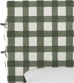 Deep Forest Green Colors Sage Cotton Fabric King Bed | Rooms to Go