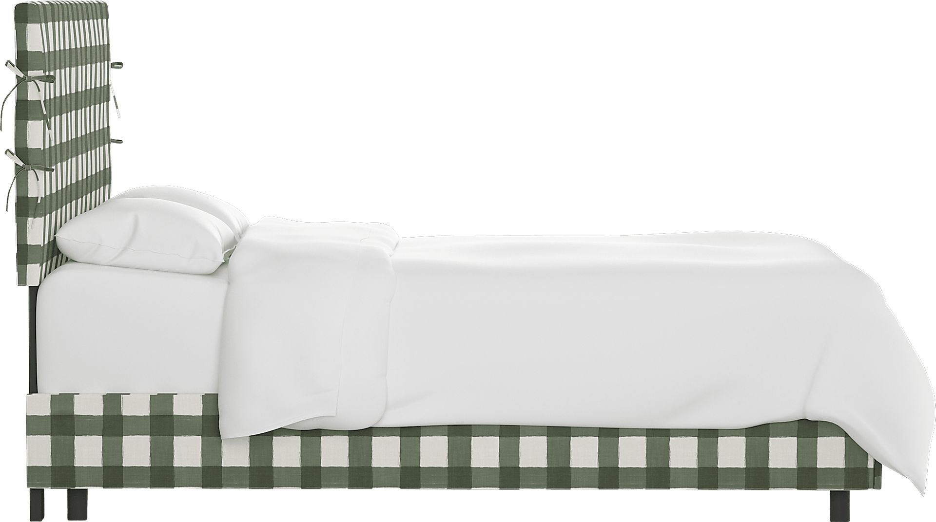Deep Forest Sage Queen Upholstered Bed - Image 3