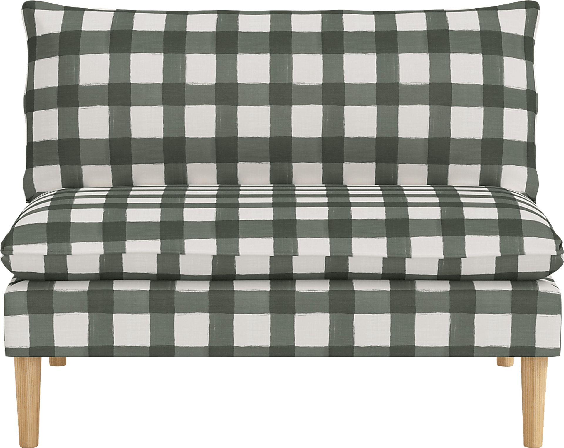 Deep Forest Sage Settee - Image 2
