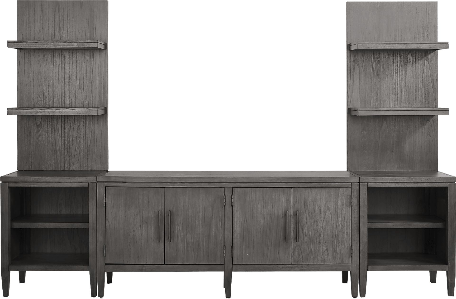 Deer Mountain Gray 3 Pc Wall Unit with 65 in. Console - Image 1