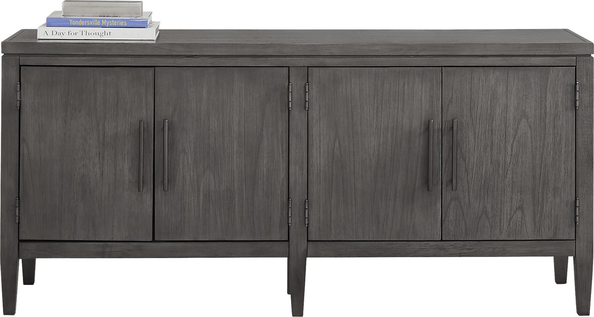 Deer Mountain Gray Console | Rooms to Go