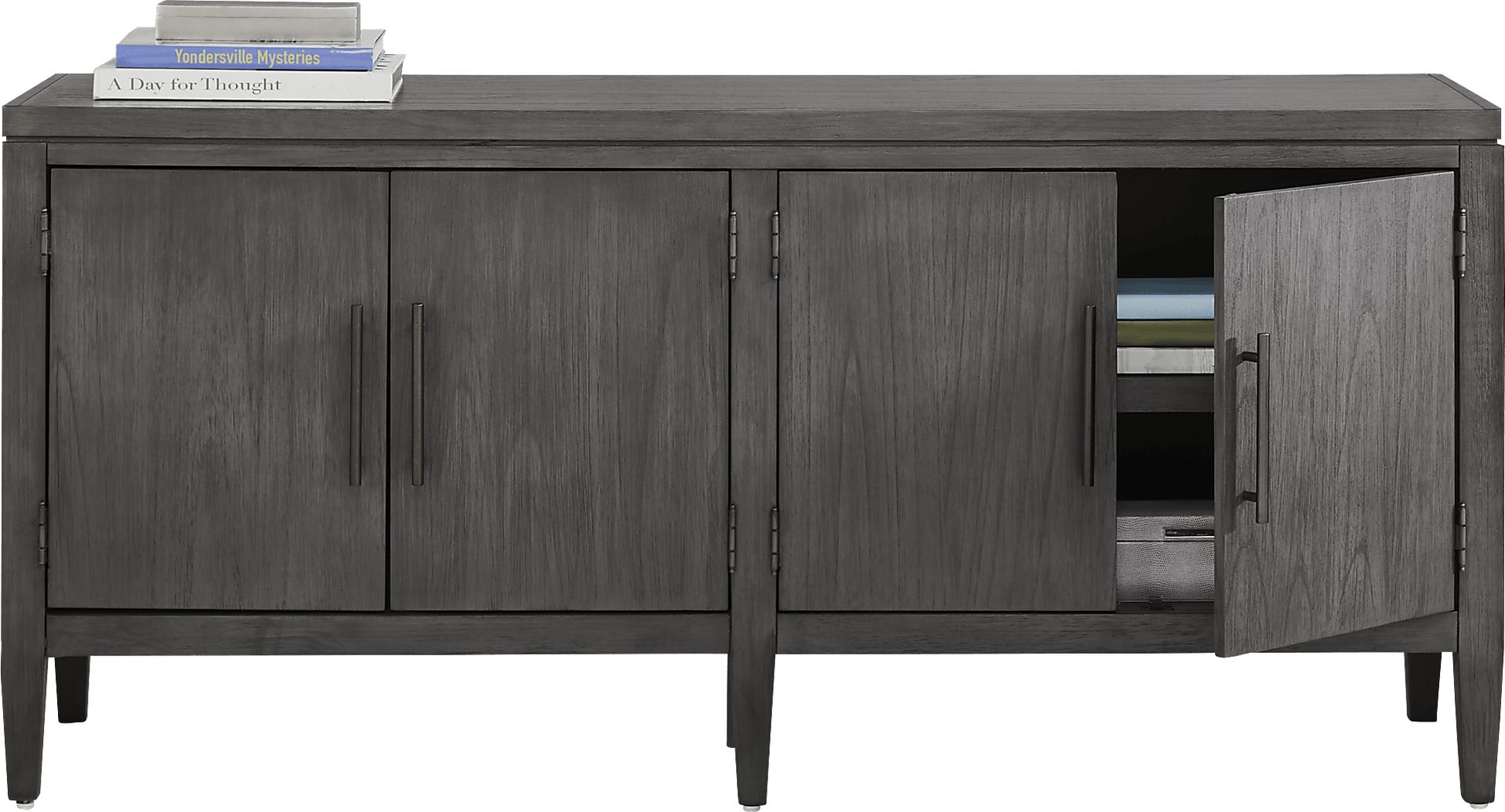 Deer Mountain Gray 65 in. Console - Image 2