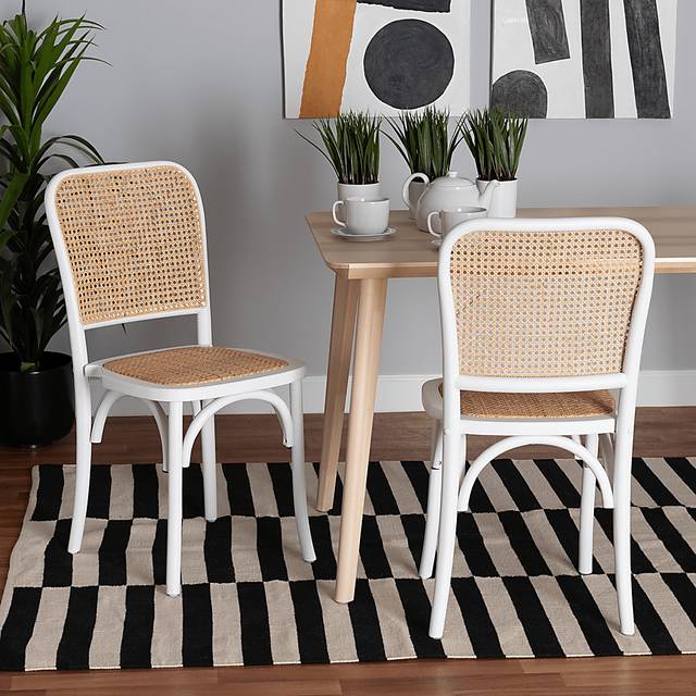 Deercrest White Dining Chair, Set of 2 - Thumbnail - Image 2