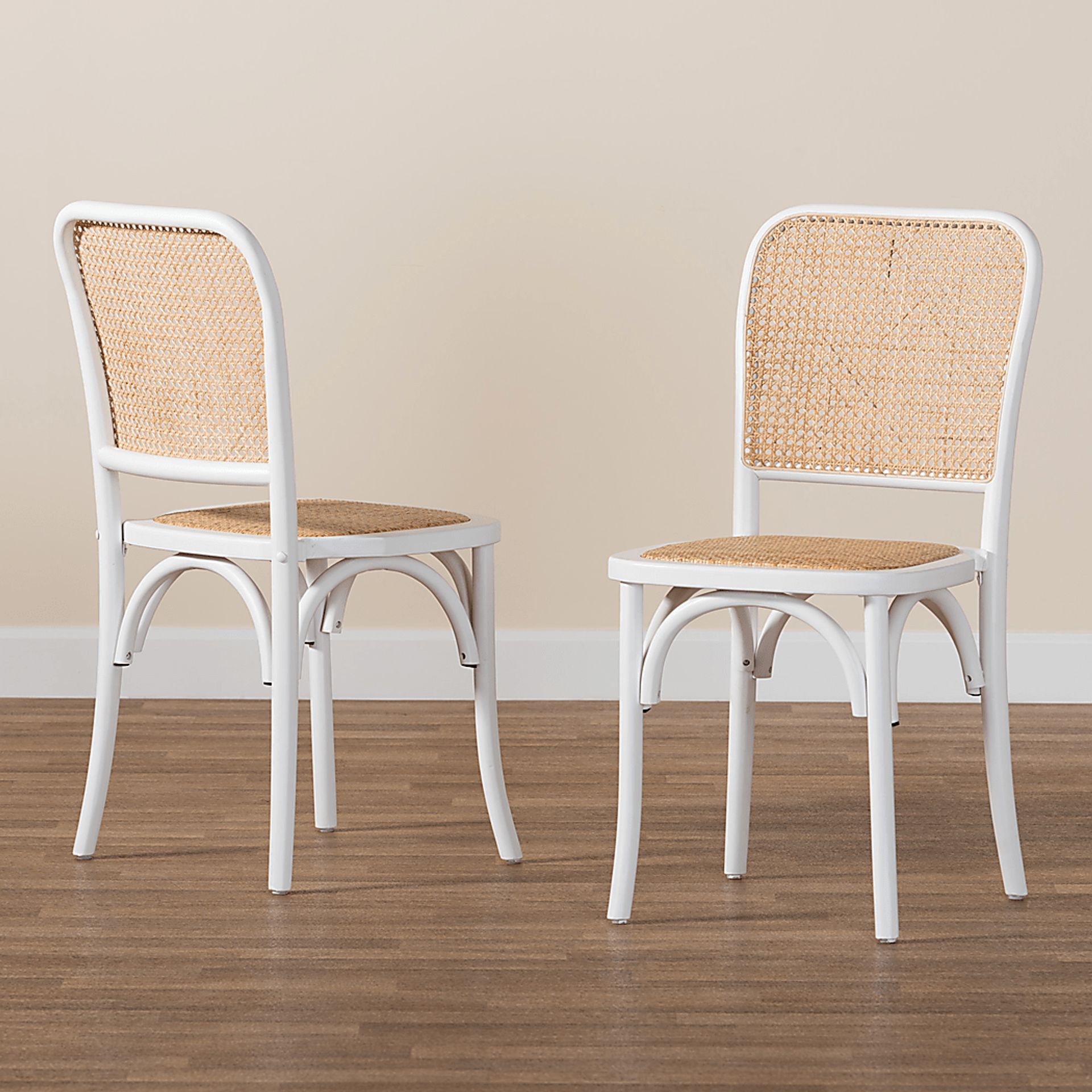 Deercrest White Dining Chair, Set of 2 - Image 3