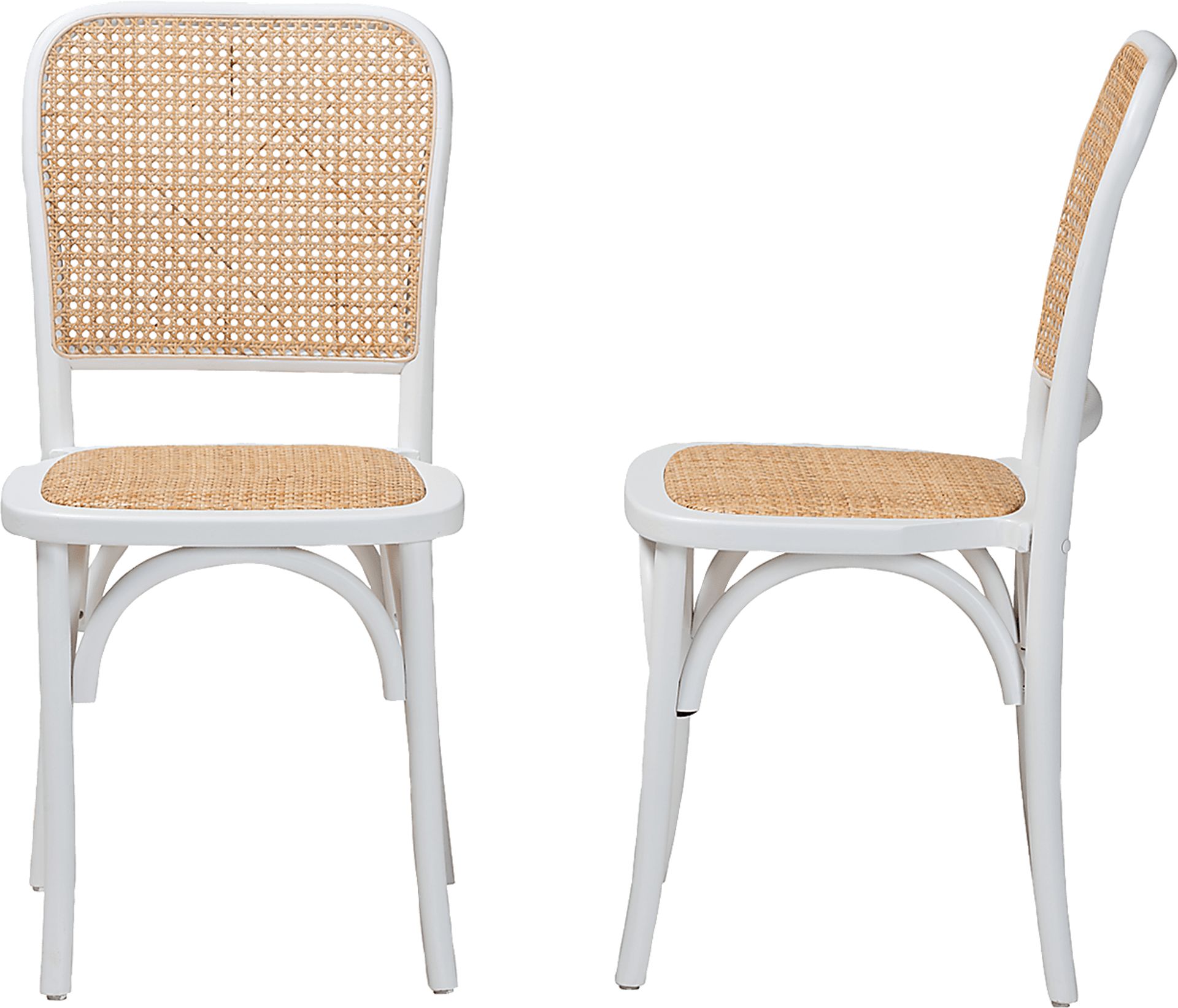 Deercrest White Dining Chair, Set of 2 - Image 5