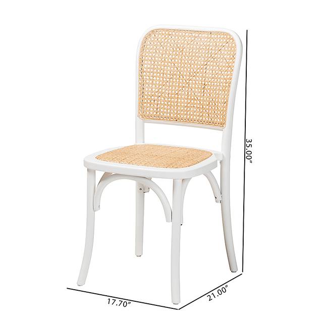 Deercrest White Dining Chair, Set of 2 - Thumbnail - Image 8