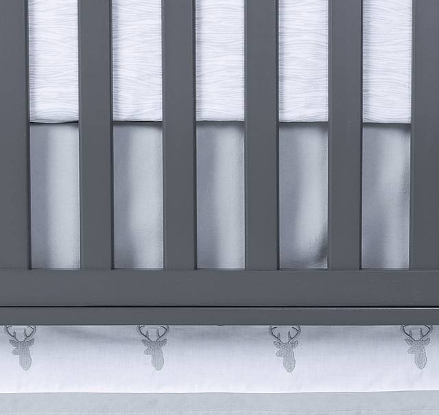 Deerville Gray 3 Pc Baby Bedding Set - Thumbnail - Image 6
