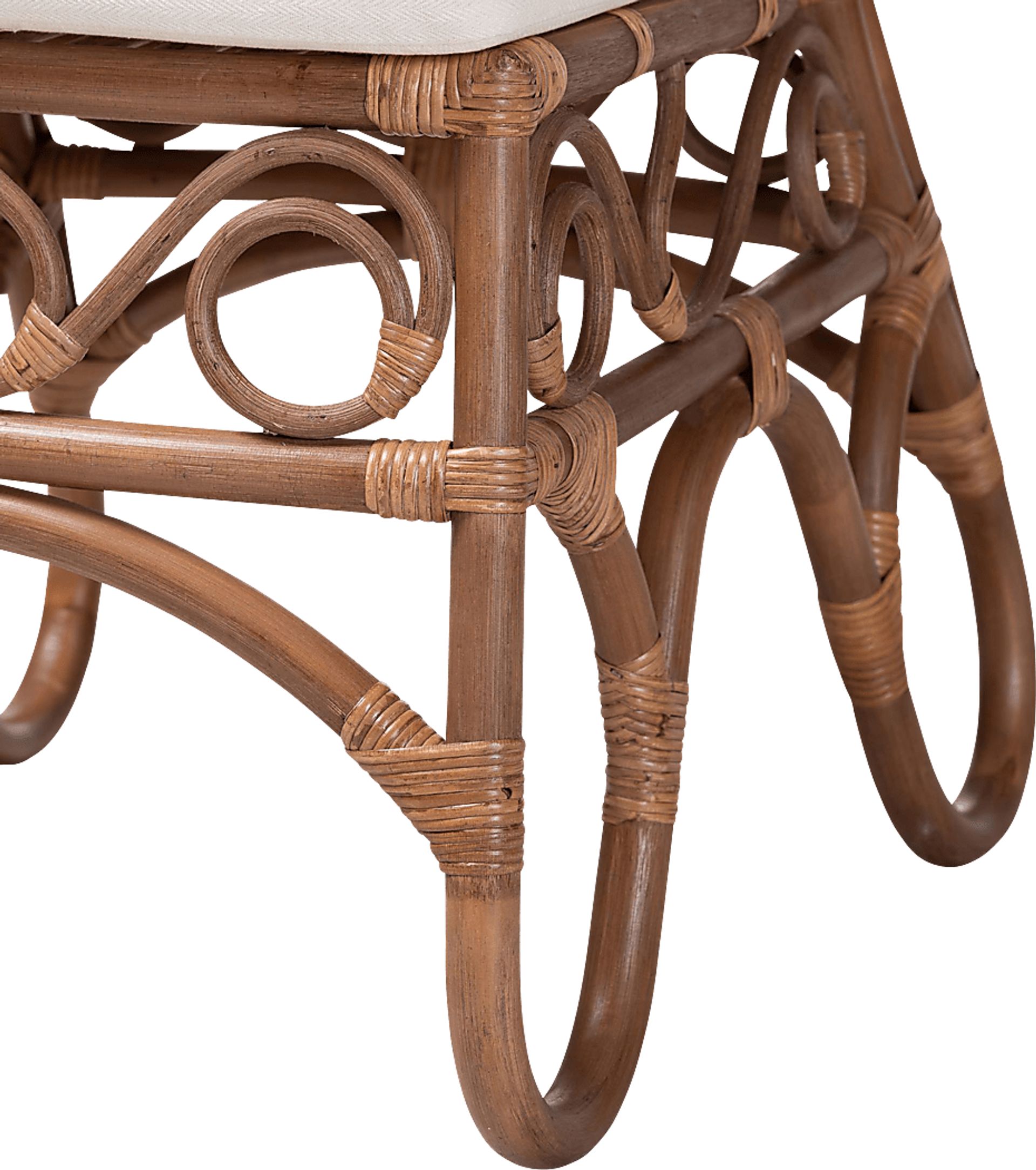 Defra Brown Side Chair - Image 9