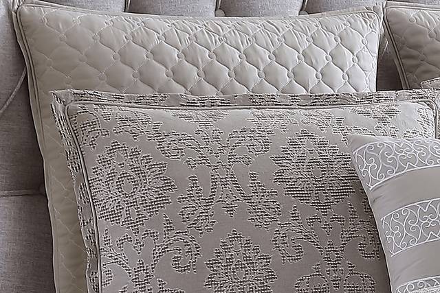 Defremeny Beige 9 Pc Queen Comforter Set - Thumbnail - Image 4