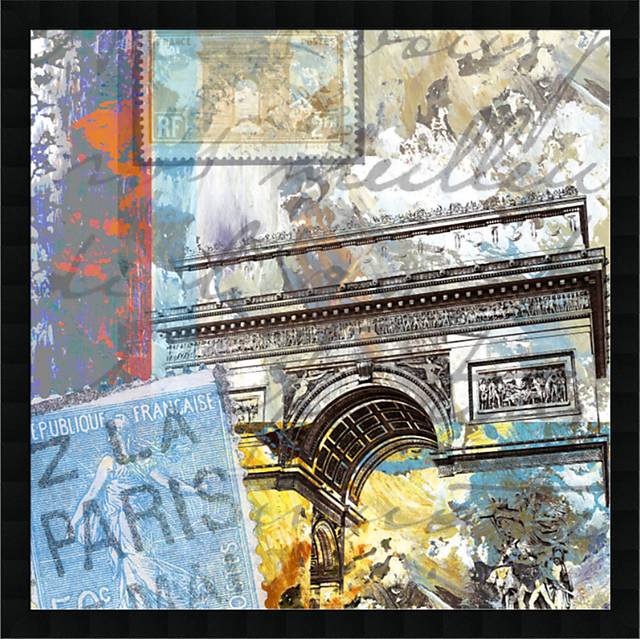 Degas Arch Gray Artwork - Thumbnail - Image 1