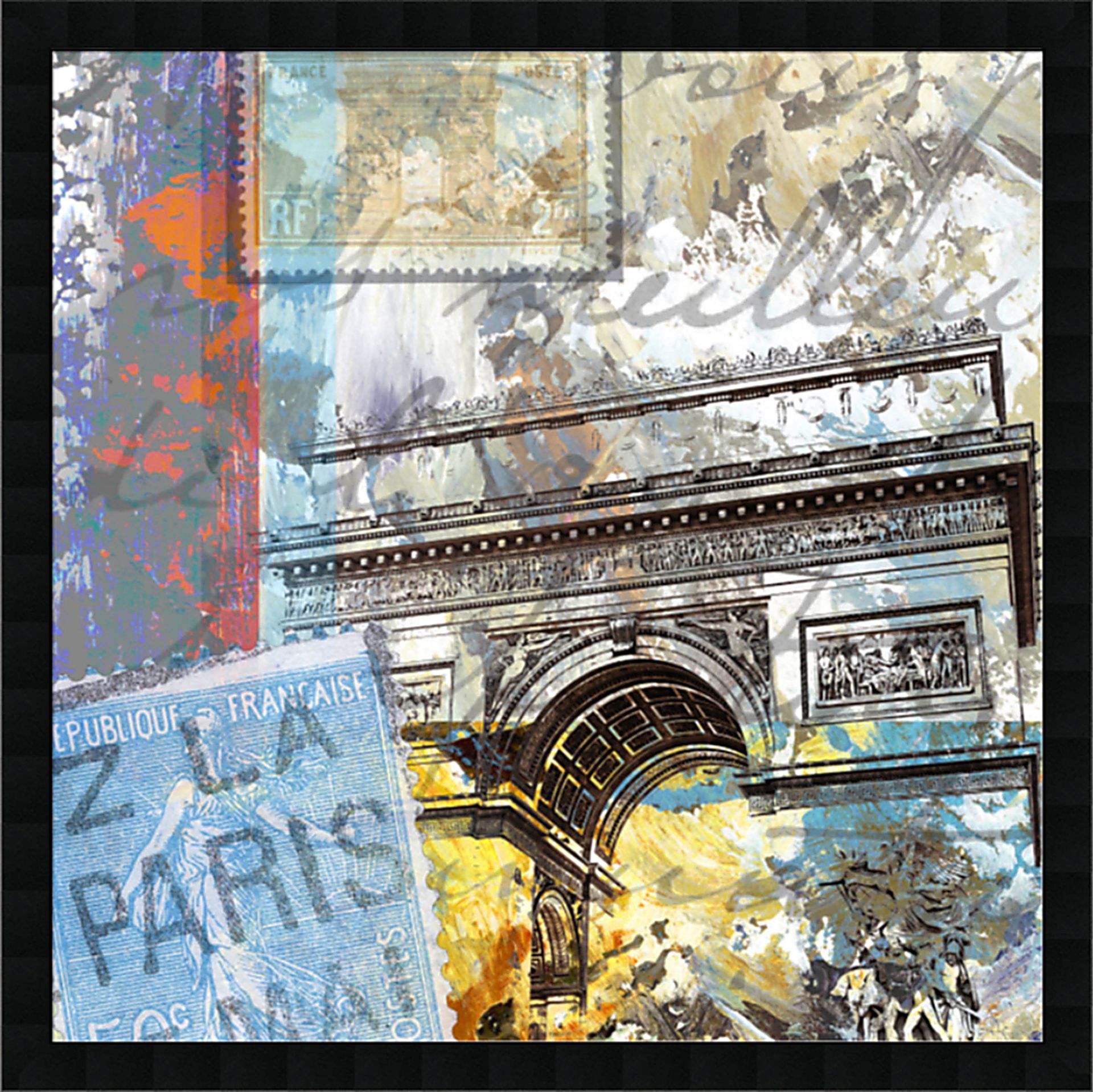 Degas Arch Gray Artwork - Image 1