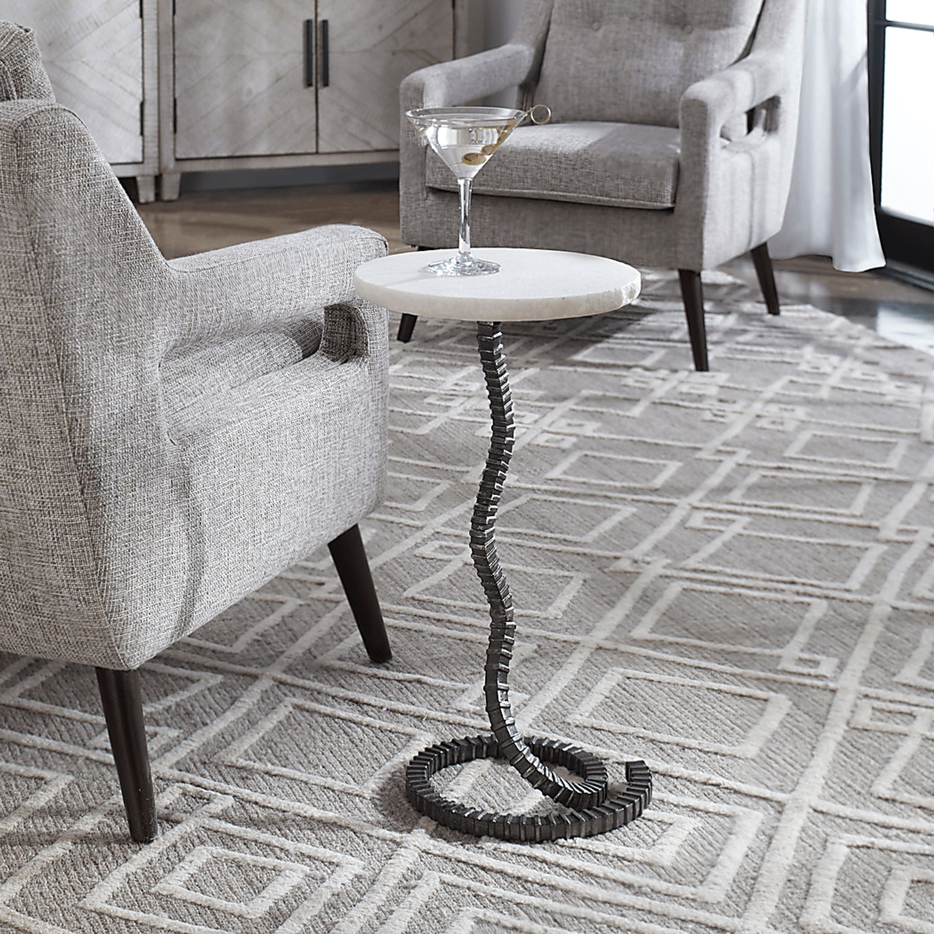 Dehaven White Accent Table - Image 5