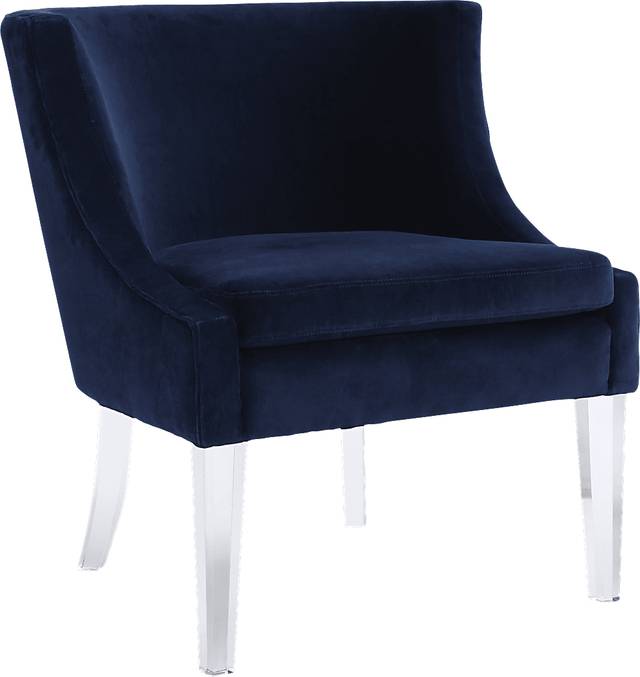 Deidre Blue Accent Chair - Thumbnail - Image 1