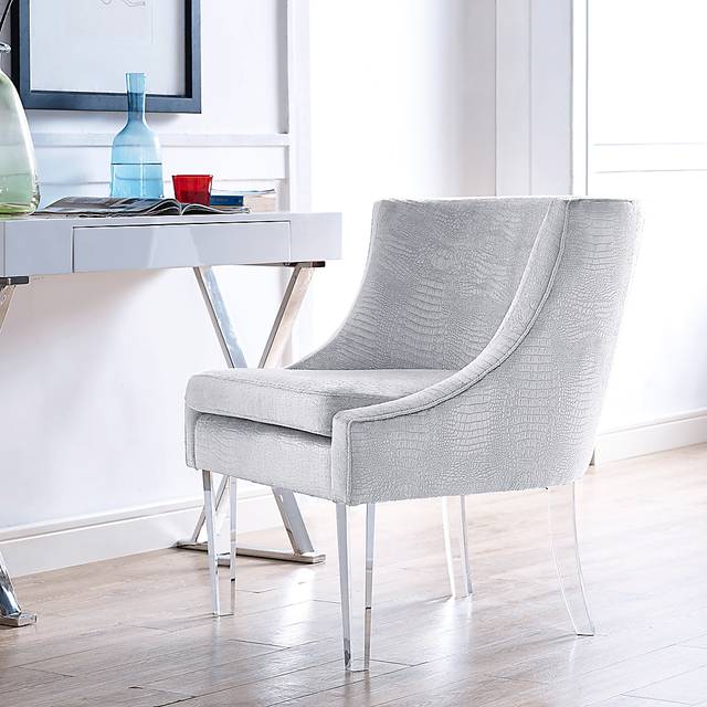 Deidre Silver Accent Chair - Thumbnail - Image 2
