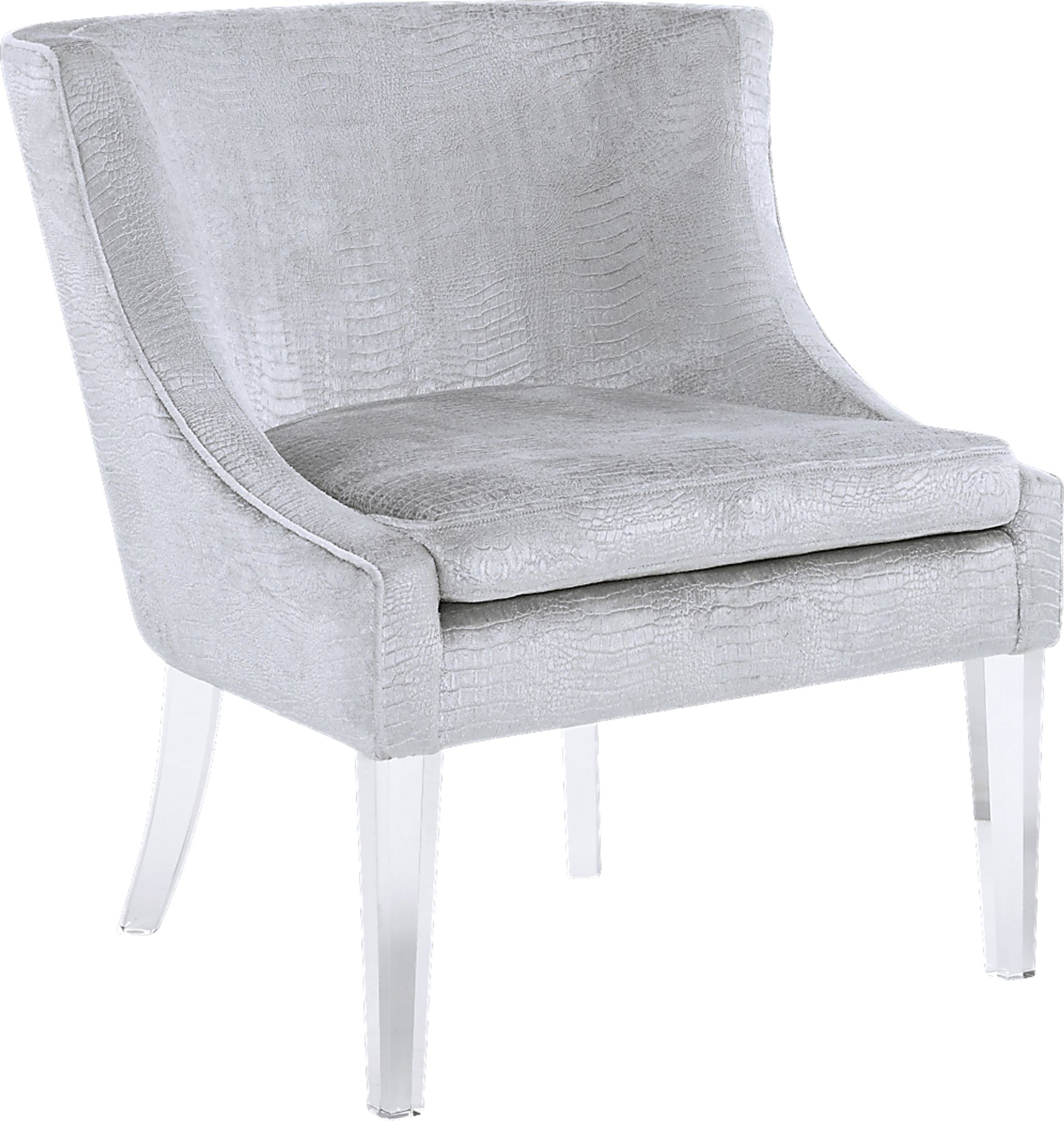 Deidre Silver Accent Chair - Image 1