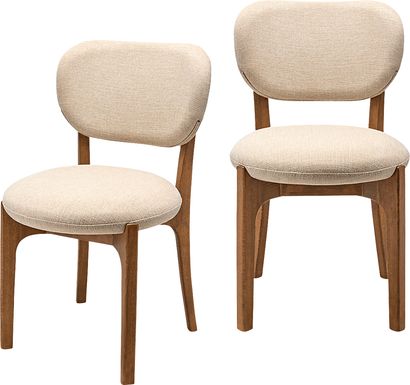 Deimo Cream Side Chair, Set of 2