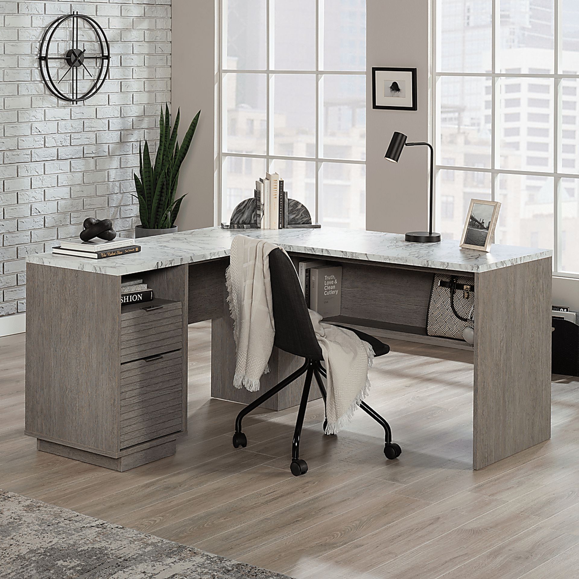 Deirdra Gray Desk - Image 2