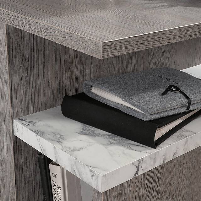 Deirdra Gray Nightstand - Thumbnail - Image 3