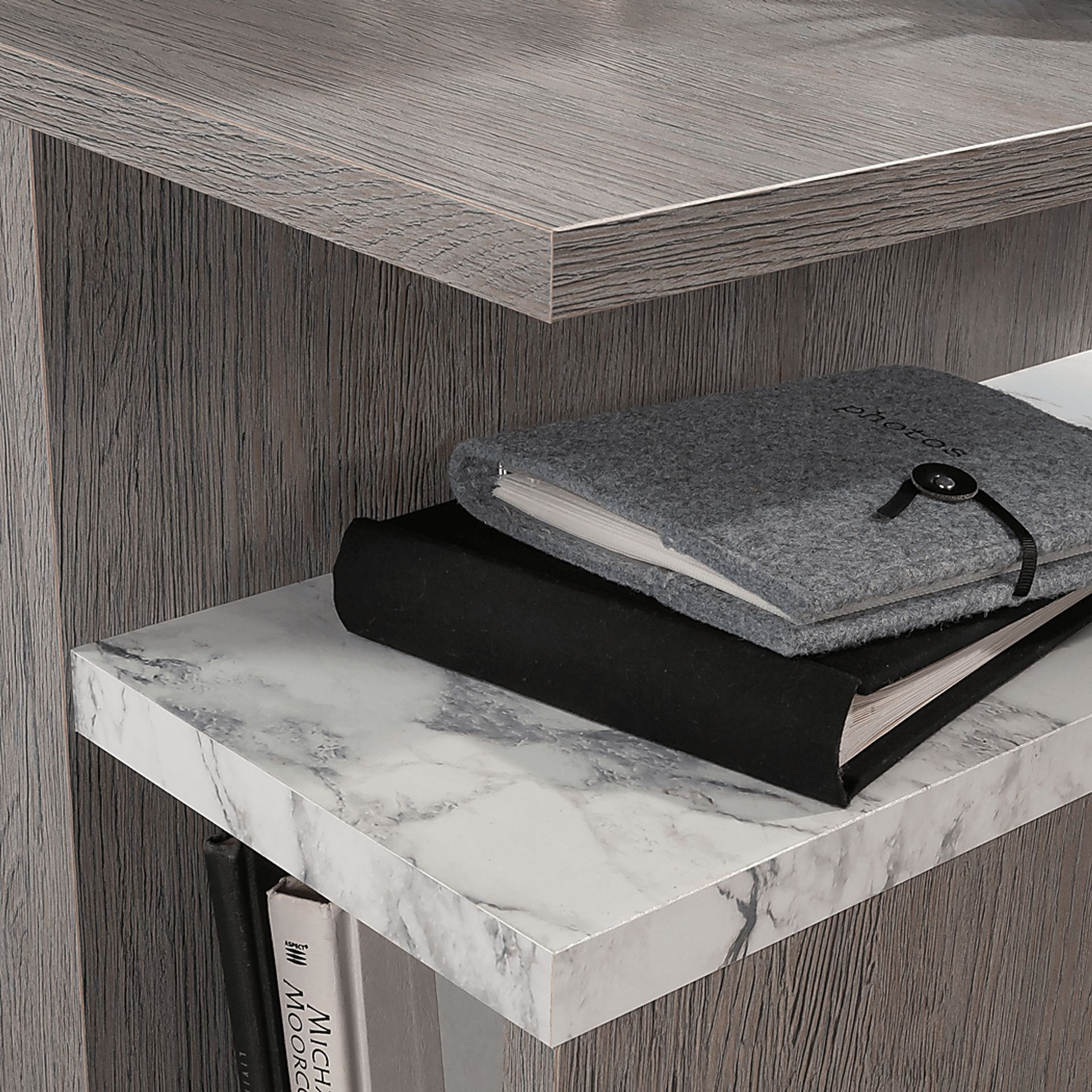 Deirdra Gray Nightstand - Image 3