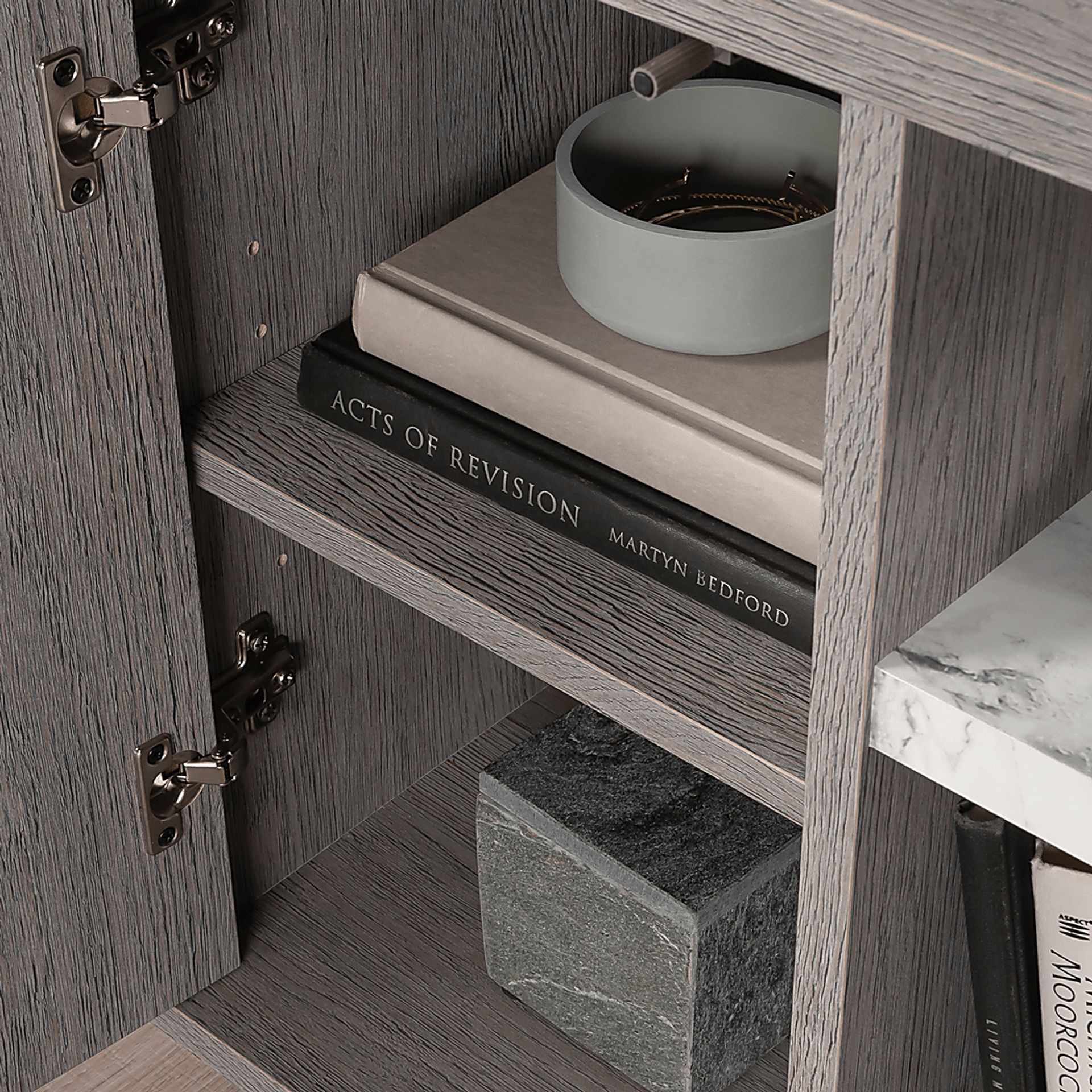 Deirdra Gray Nightstand - Image 4