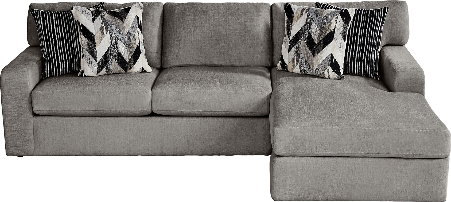 Dekker Park Gray 2 Pc Sectional - Image 3