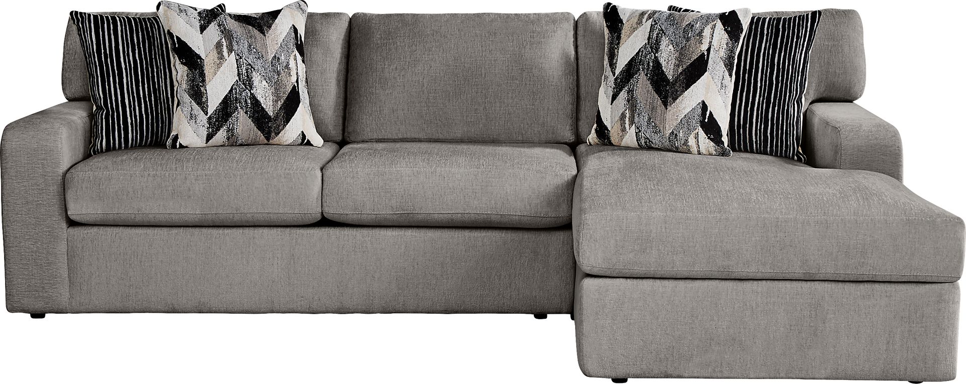 Dekker Park Gray 2 Pc Sectional - Image 1