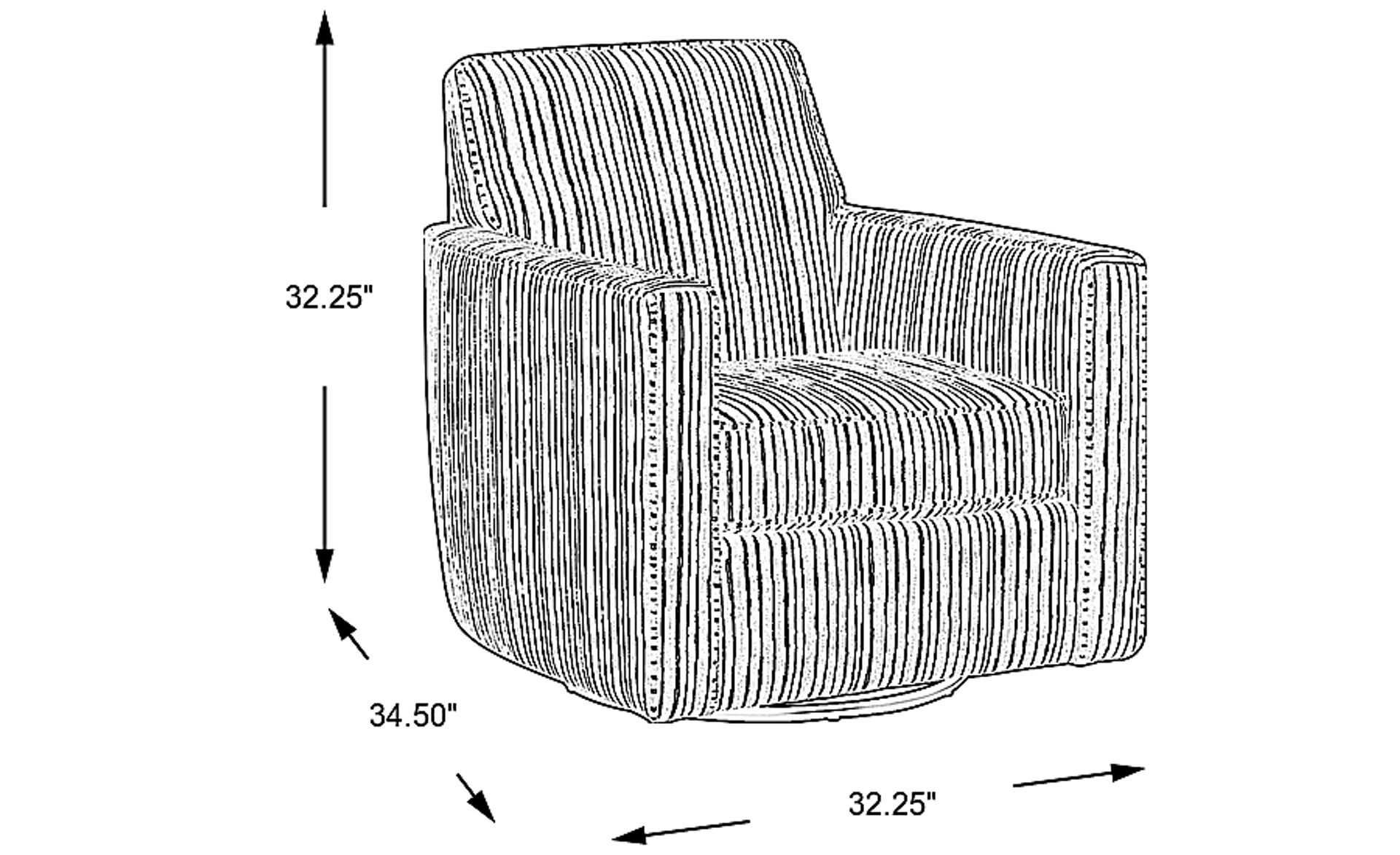 Dimension Image. Please refer to the Dimension Tab on this page for dimension details.