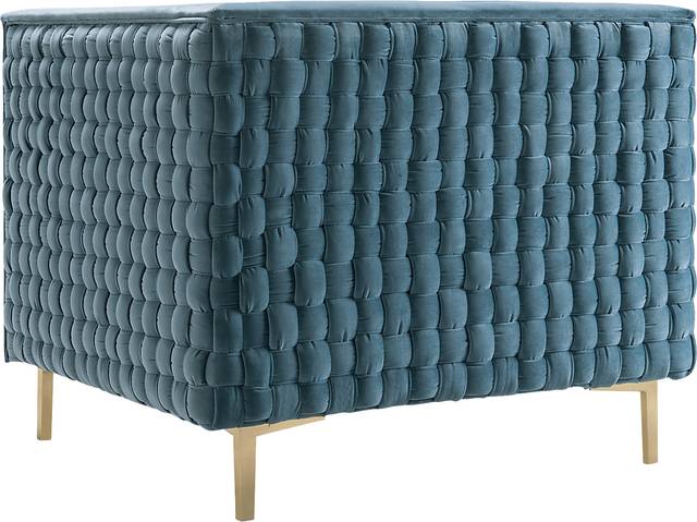 Del Ann Blue Accent Chair - Thumbnail - Image 3