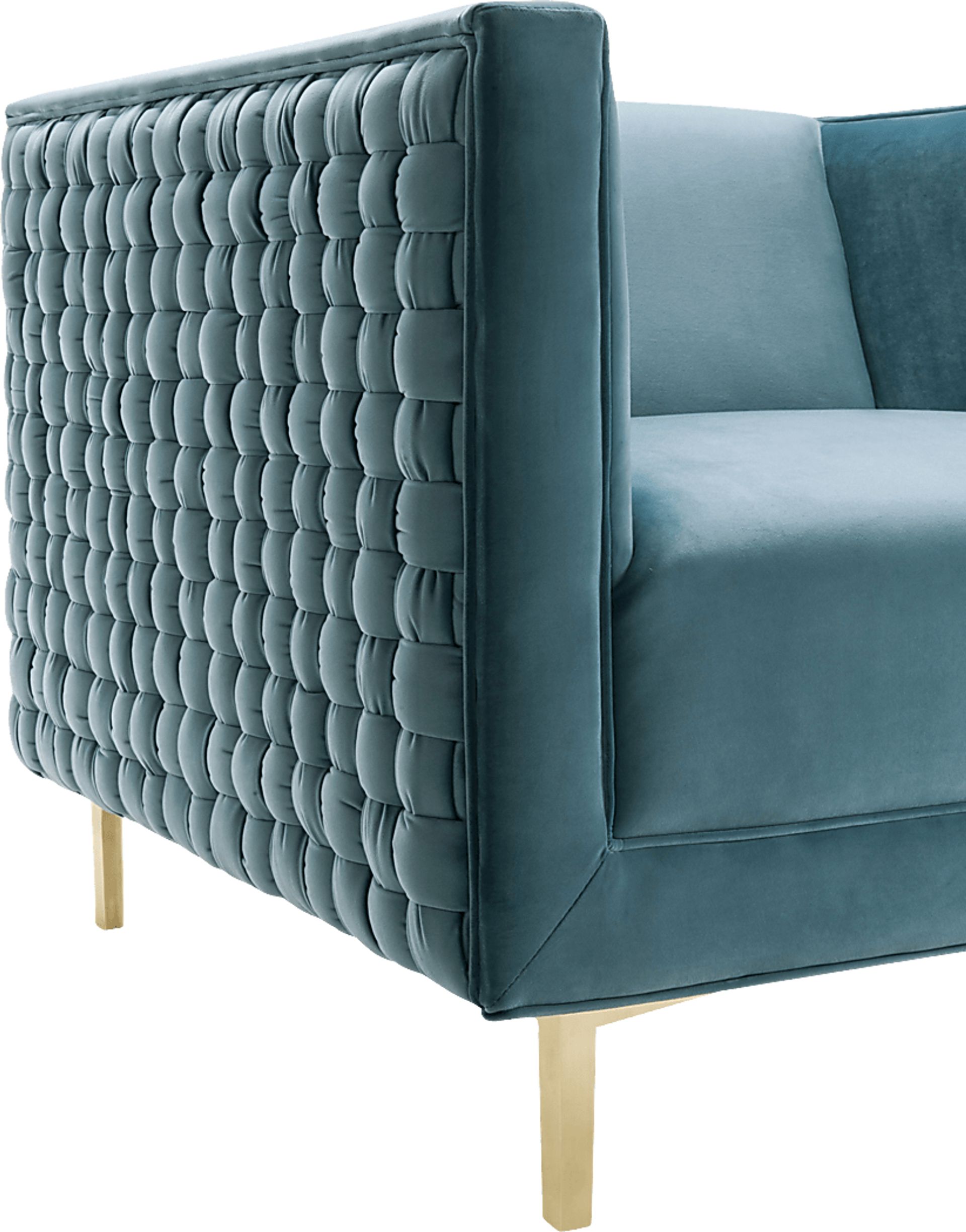 Del Ann Blue Accent Chair - Image 4