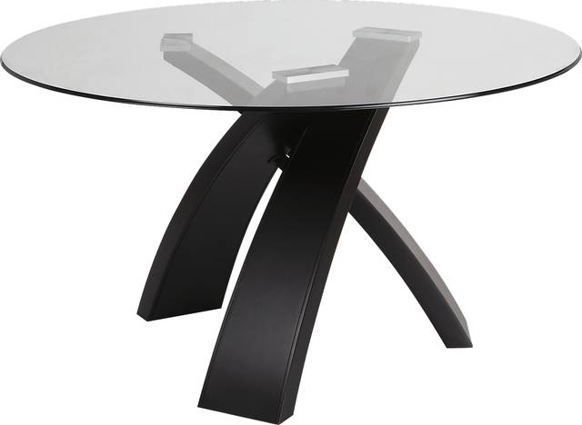 Del Mar Ebony Round Dining Table - Thumbnail - Image 1