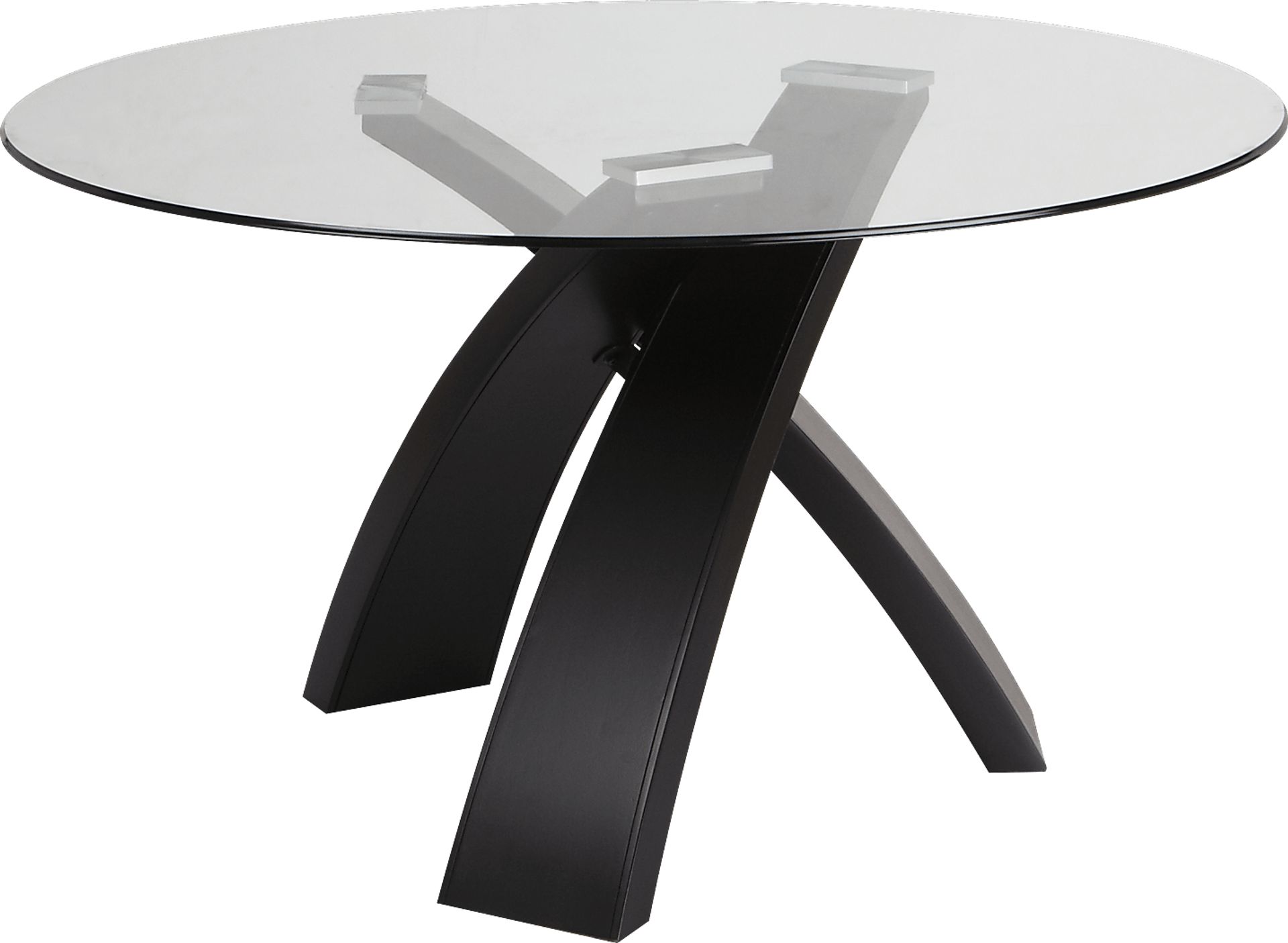 Del Mar Ebony Round Dining Table - Image 1