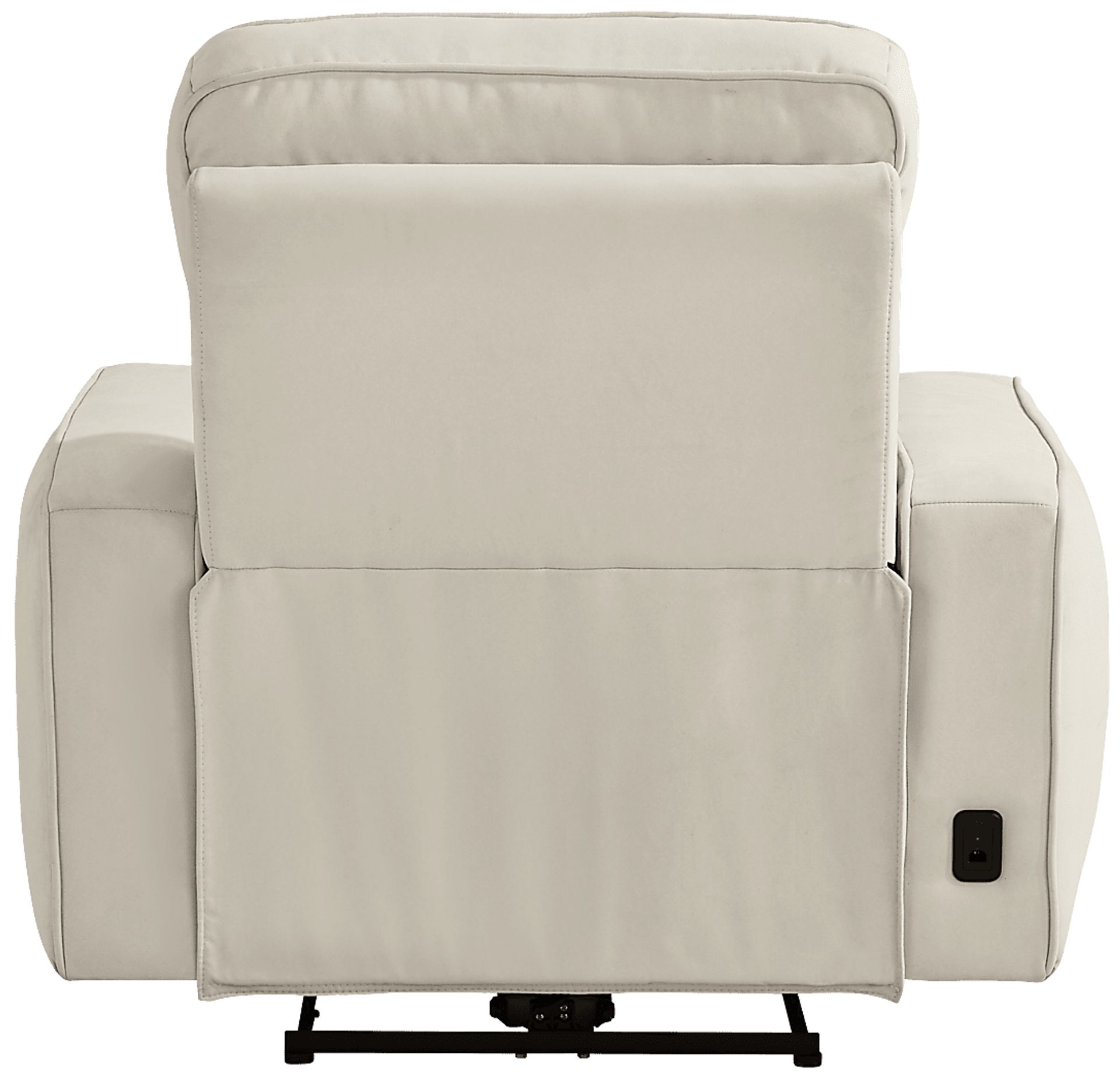 Del Mar Ivory Dual Power Recliner - Image 4