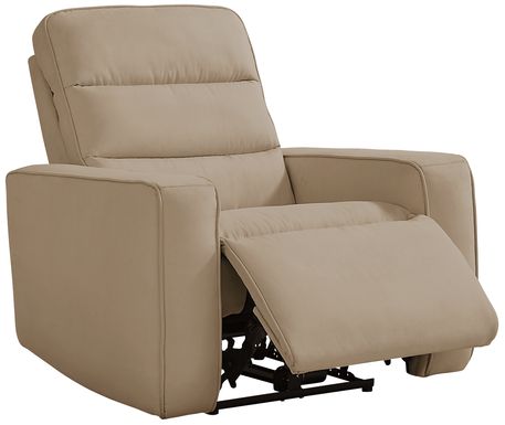 Del Mar Sand Dual Power Recliner
